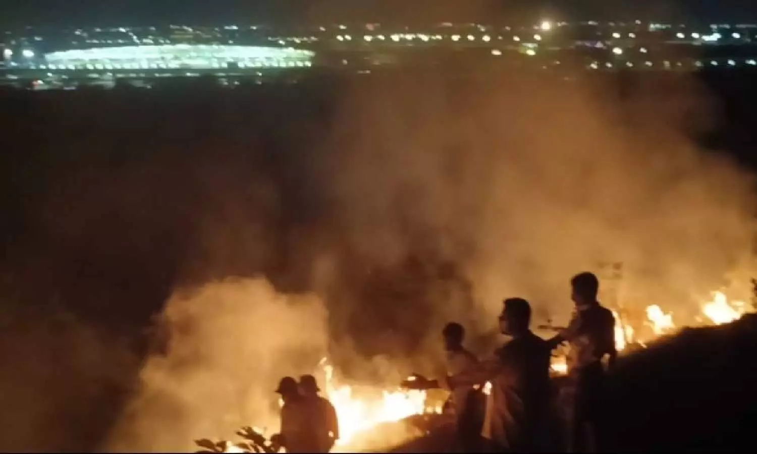 Fire breaks out at Tirusulam hill; investigations underway