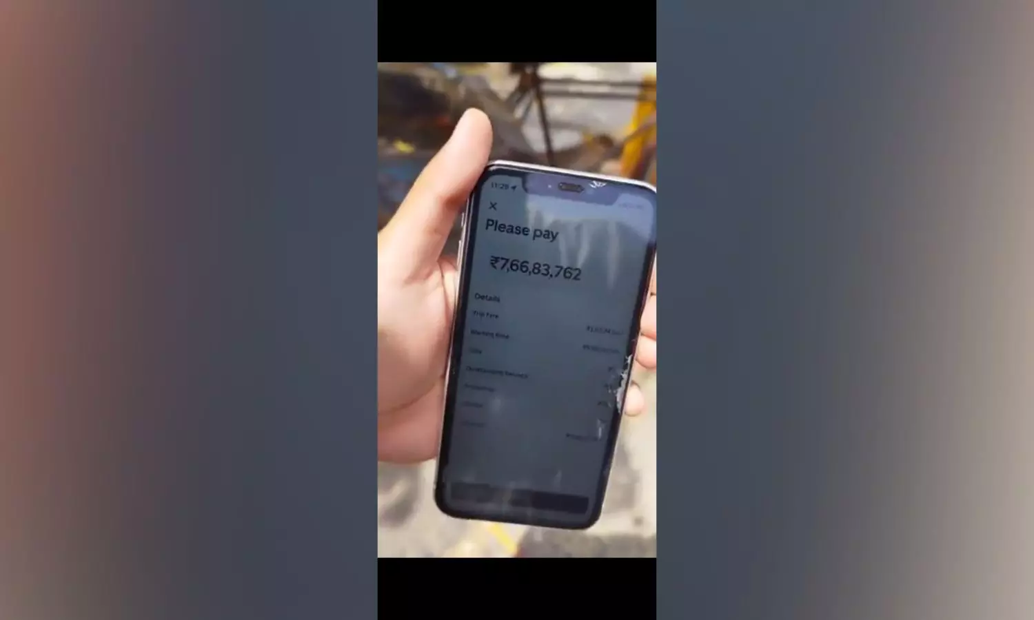 Viral: Uber bill comes ‘whopping’ ₹7.66 cr for an auto ride, netizens shocked