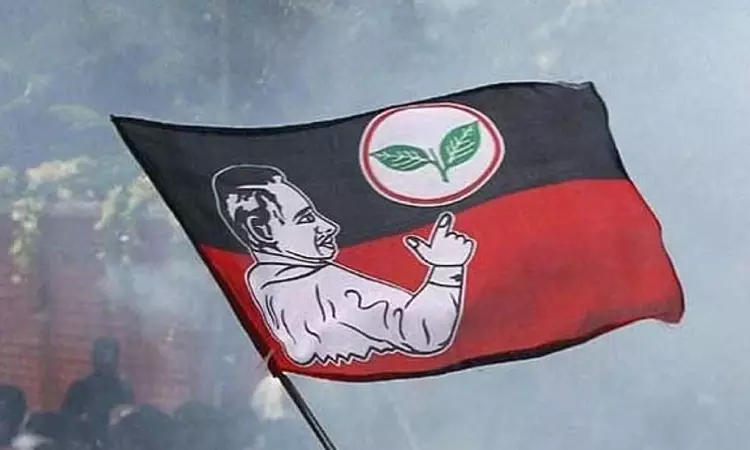 AIADMK flag on BJP Nilgiris candidate’s vehicle