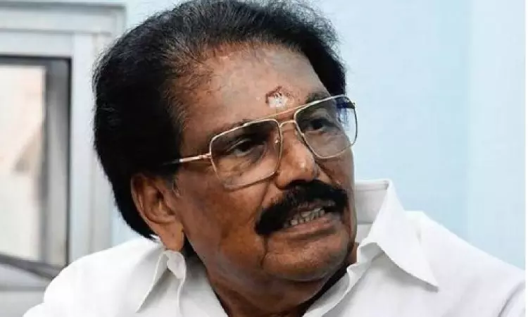 Minister KKSSR Ramachandran admitted to pvt hospital due to sudden illness Minister KKSSR Ramachandran admitted to pvt hospital due to sudden illness