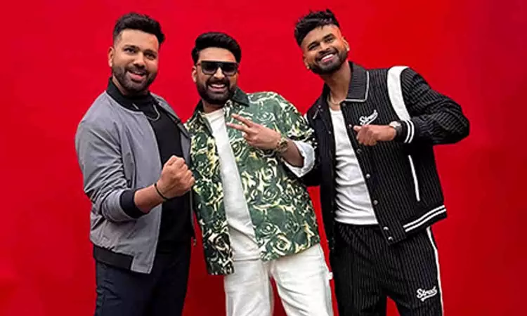 Kapil Sharma drops pic with cricketers Rohit Sharma, Shreyas Iyer