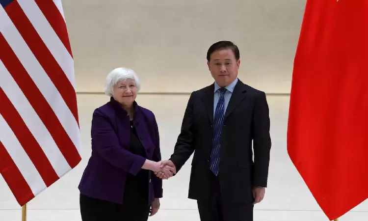 Yellen says US will not accept Chinese imports decimating new industries