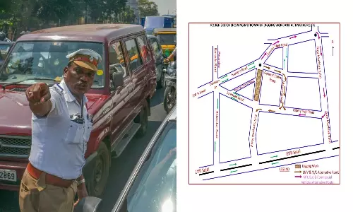 Traffic diversions announced at EVK Sampath Road: Check details here Traffic diversions announced at EVK Sampath Road: Check details here