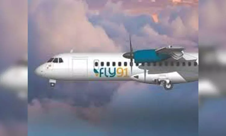 Regional carrier FLY91 to operate 4 flights a week from Goa to Agatti in Lakshadweep Regional carrier FLY91 to operate 4 flights a week from Goa to Agatti in Lakshadweep