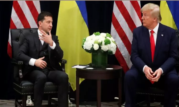 Ukraine president Zelenskyy says he will listen to Trumps ideas with pleasure to end war with Russia