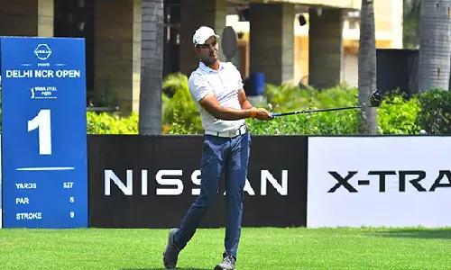 Delhi-NCR Open 2024: Manu Gandas shines on day three to grab sole lead