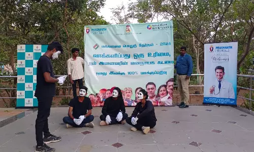 LS polls: Pvt hospital in Chennai organises three-day campaign to raise awareness about voting