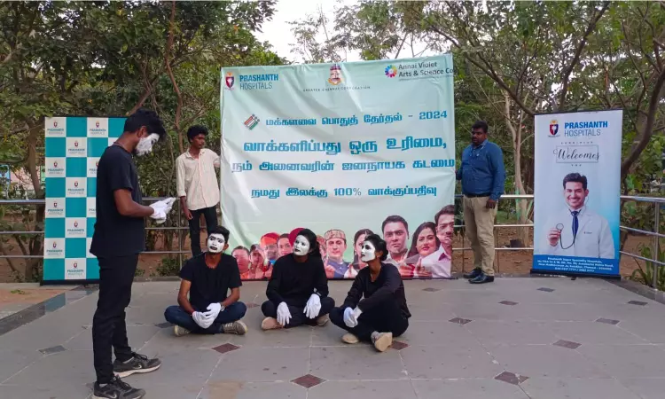 LS polls: Pvt hospital in Chennai organises three-day campaign to raise awareness about voting