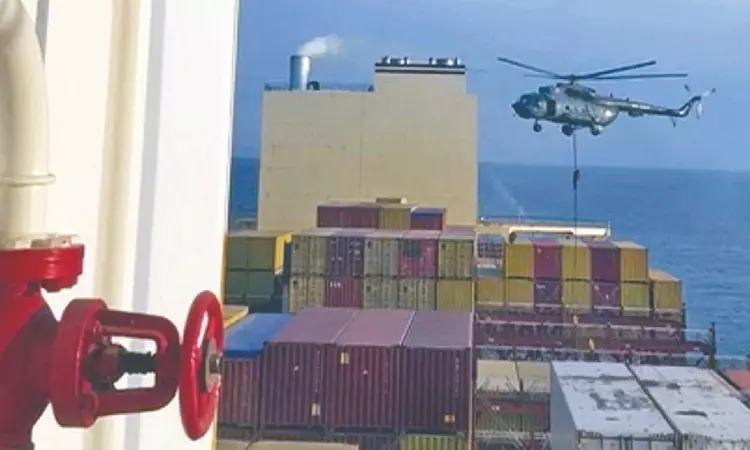 Ship Iran seized was en route to India: Navy chief