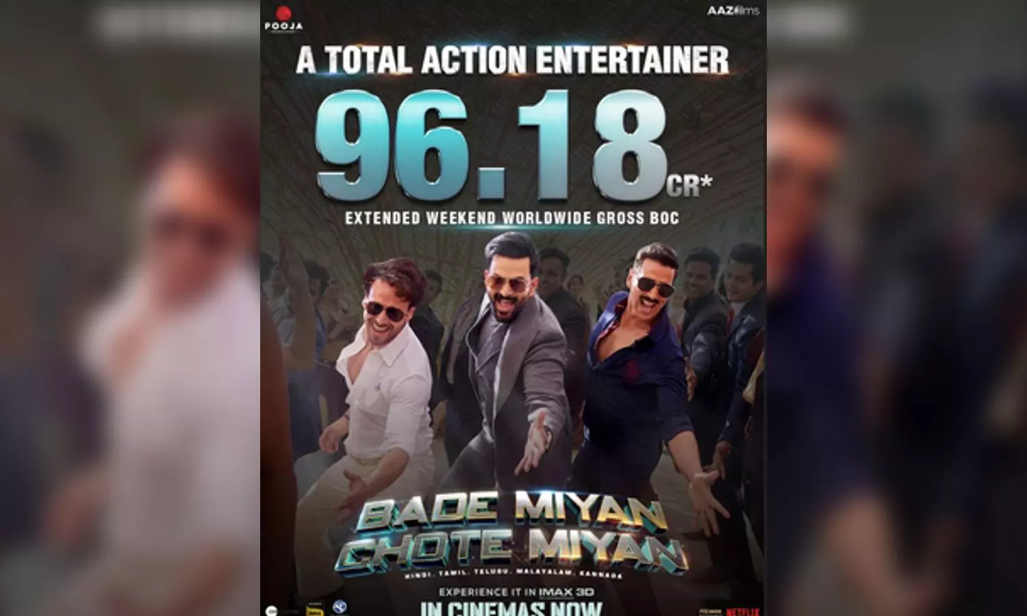 Bade Miyan Chote Miyan’ keeps cash registers ringing, mints Rs 96.18 cr worldwide Bade Miyan Chote Miyan’ keeps cash registers ringing, mints Rs 96.18 cr worldwide