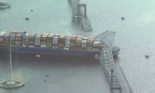 FBI opens criminal investigation into Baltimore bridge collapse; boards crippled ship mostly manned by Indians