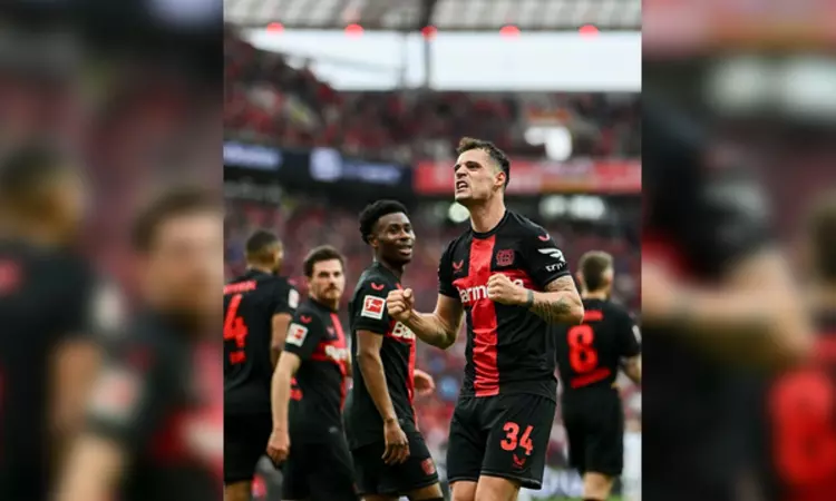 Leverkusen romps past Bremen to clinch first Bundesliga title
