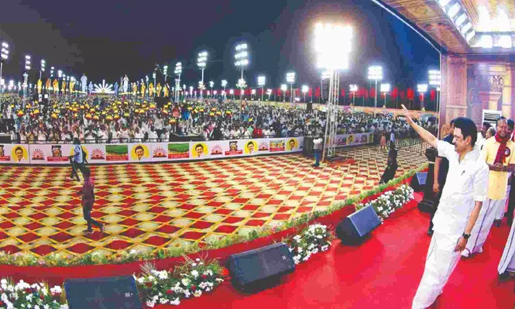 ‘Every state forced to move courts for justice, funds, says DMK prez