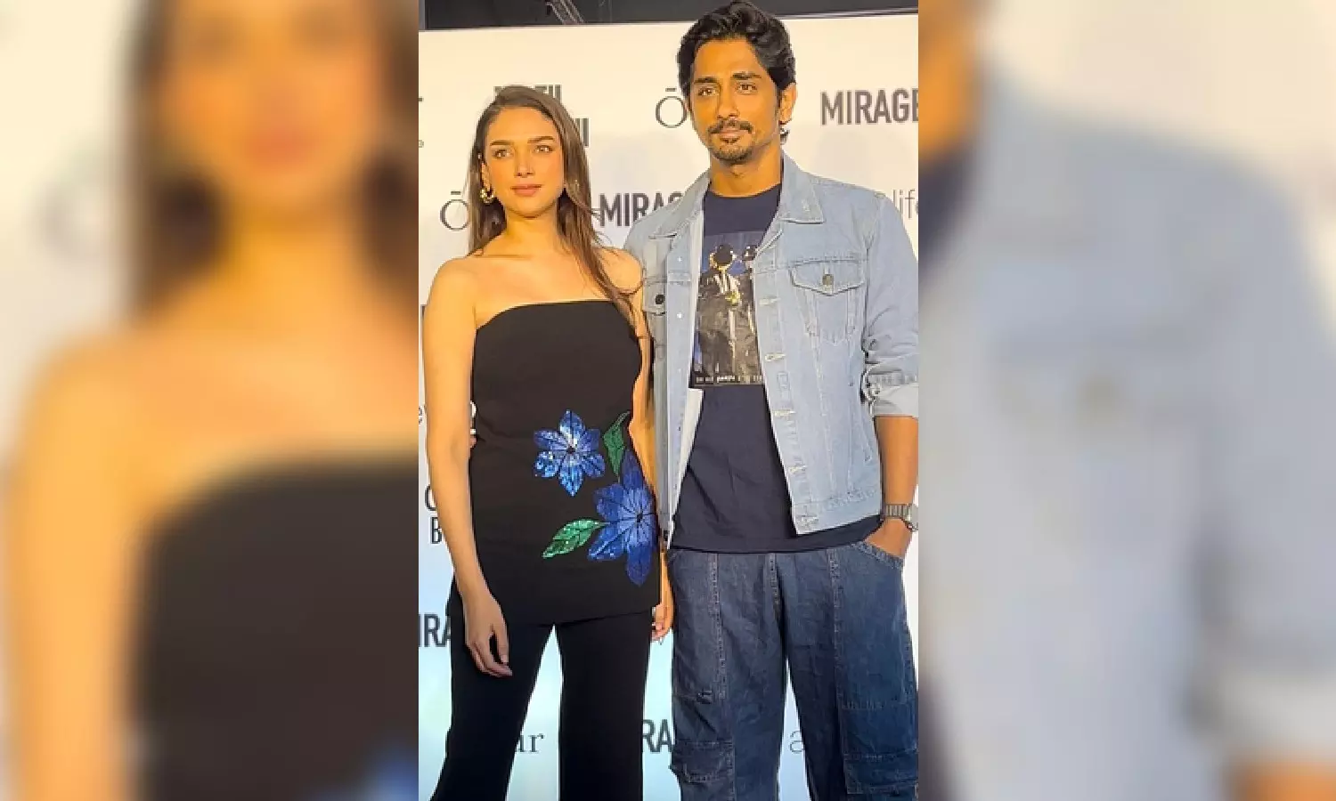 Aditi Rao Hyadri, Siddharth attend film screening together after engagement