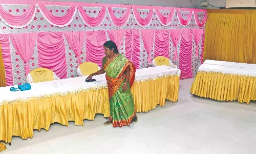 16 all-women pink polling booths in Chennai for pregnant women and elderly in place 16 all-women pink polling booths in Chennai for pregnant women and elderly in place
