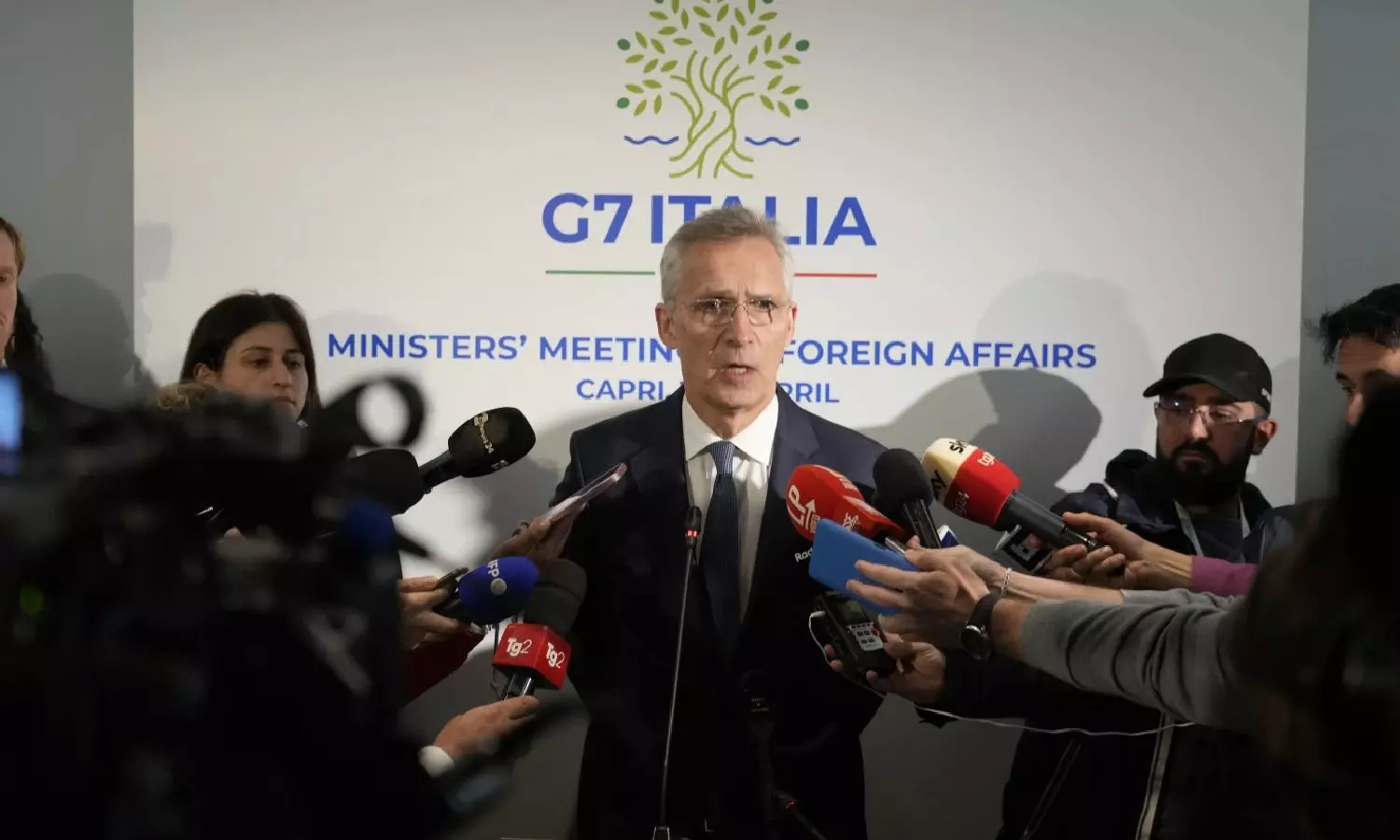 NATO secretary-general says some allies have air defense systems they could give to Ukraine