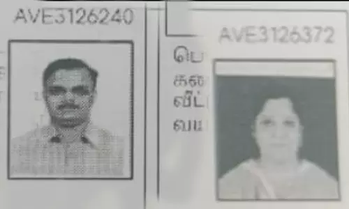 Hindi sneaks into voters list; booth agents stop couple from voting, cops step in Hindi sneaks into voters list; booth agents stop couple from voting, cops step in