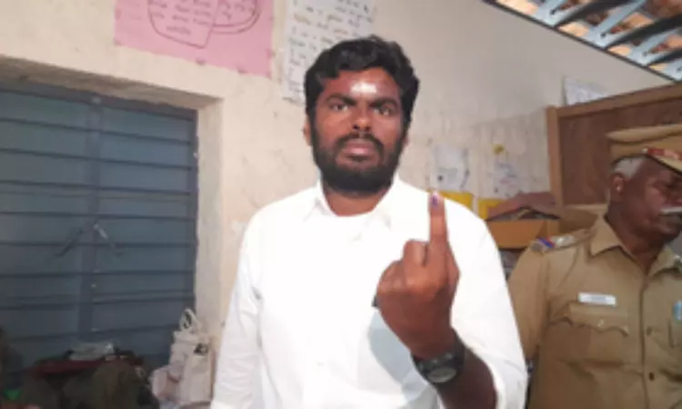 Will register historic win, people of TN with PM Modi: Annamalai Will register historic win, people of TN with PM Modi: Annamalai