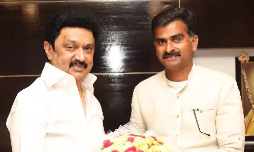 Durai Vaiko meets CM Stalin Durai Vaiko meets CM Stalin