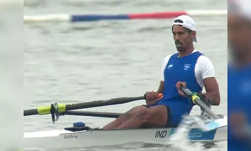 Balraj Panwar bags Indias first Paris Olympics quota in rowing Balraj Panwar bags Indias first Paris Olympics quota in rowing