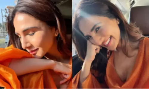 Vaani Kapoor basks in the sun, drops pics in orange outfit; Raashii calls her a beauty’