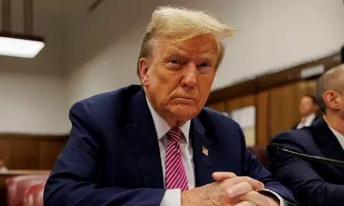 Trump arrives at New York court for start of hush-money trial