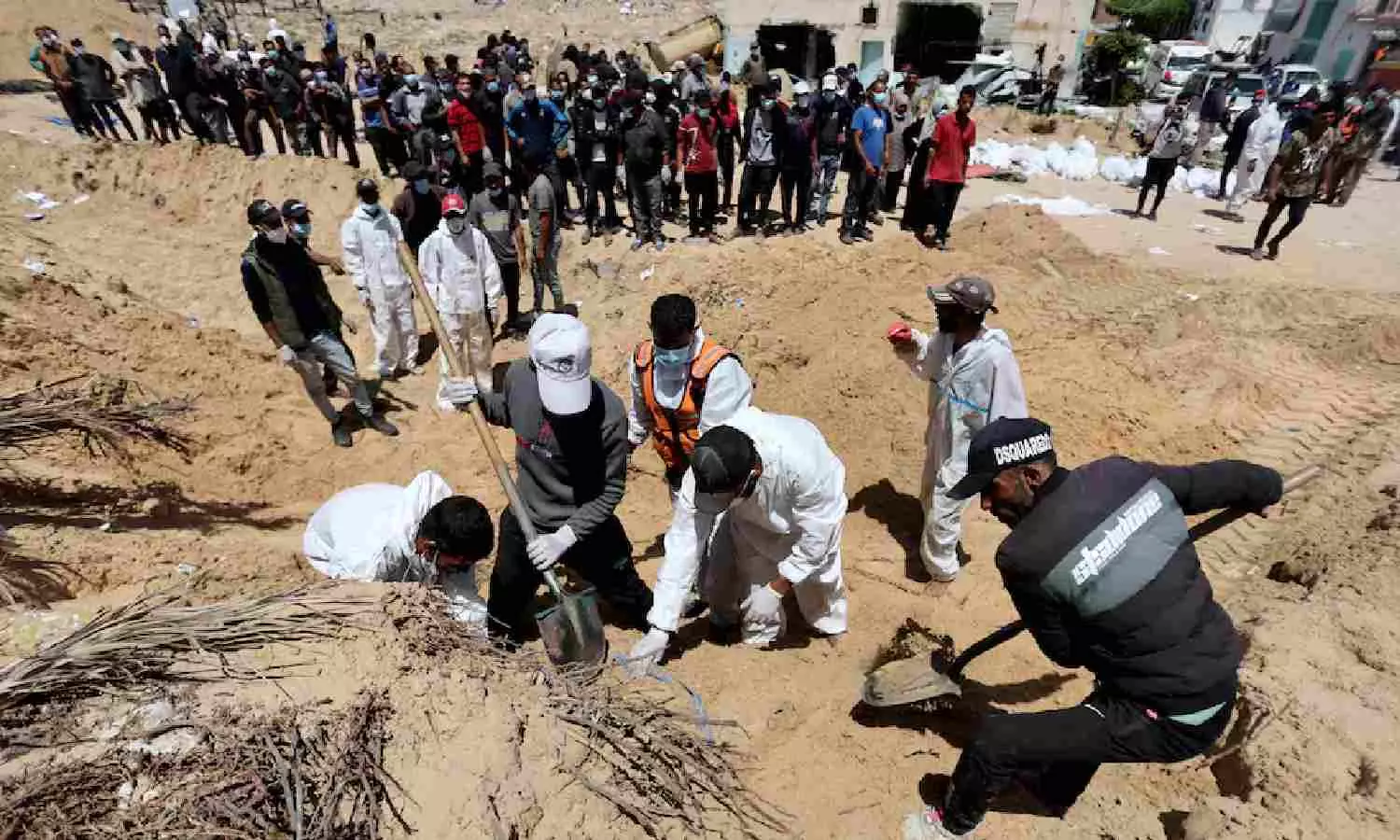 UN rights chief horrified by mass grave reports at Gaza hospitals