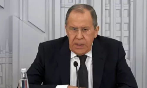 Russian FM says West teetering on brink of direct nuclear conflict
