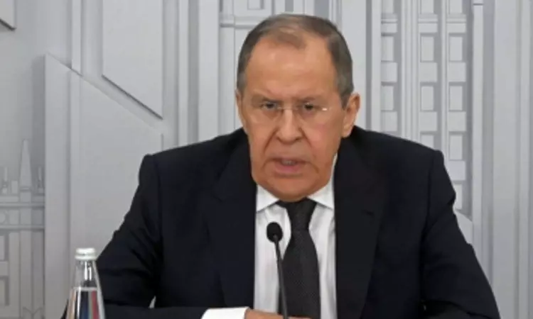 Russian FM says West teetering on brink of direct nuclear conflict
