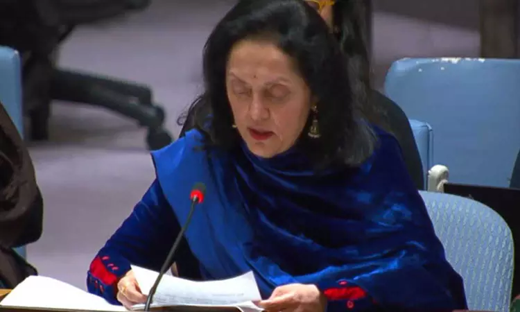 At UNSC, Indias top diplomat highlights countrys leadership in combating conflict-related sexual violence At UNSC, Indias top diplomat highlights countrys leadership in combating conflict-related sexual violence