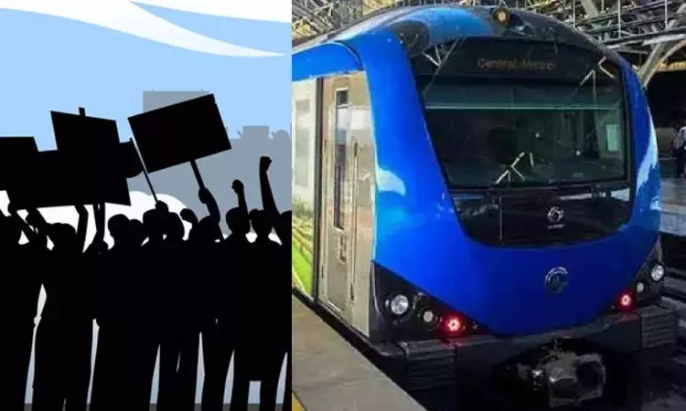 Villivakkam Housing Board residences oppose Chennai Metro Rail Limited from acquiring land