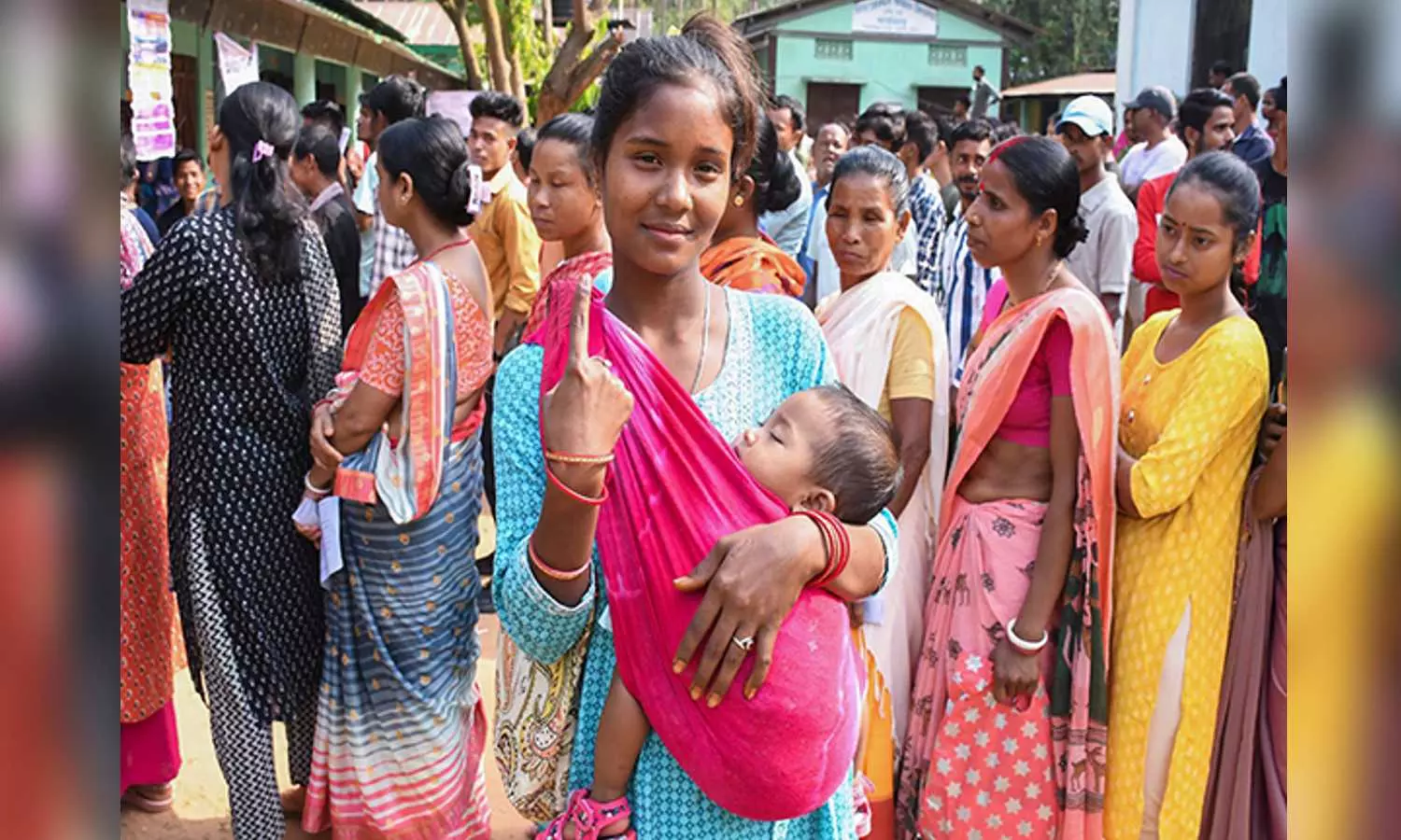 LS elections: Assam records 77.35 pc voter turnout in second phase of polls LS elections: Assam records 77.35 pc voter turnout in second phase of polls