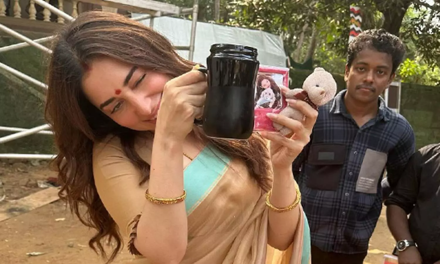 Tamannaah Bhatia treats fans with spooky BTS pics from Aranmanai 4 set: challenging yet fun