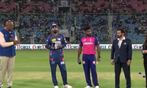Rajasthan Royals won the toss chose to field first against Lucknow Super Giants