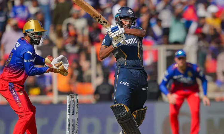 IPL 2024: Sais explosive knock powers GT to score 200 runs against RCB
