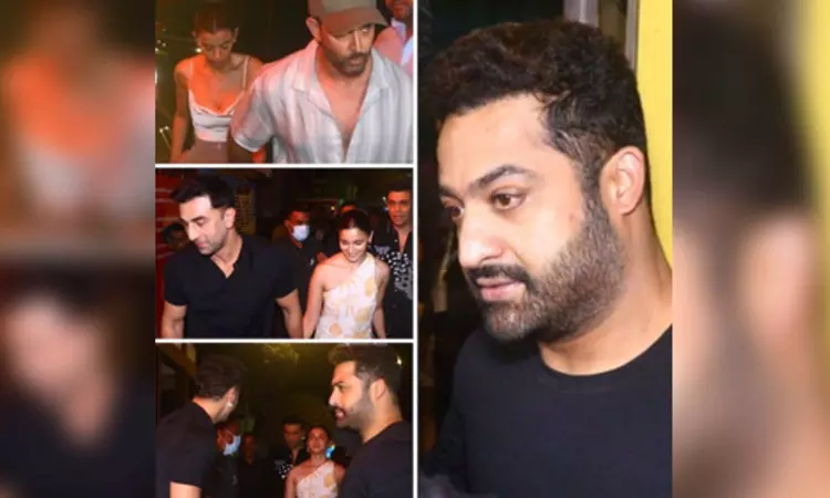 NTR Jr in Mumbai for ‘War 2’ shoot, bonds with KJo, Ranbir, Alia, Hrithik NTR Jr in Mumbai for ‘War 2’ shoot, bonds with KJo, Ranbir, Alia, Hrithik
