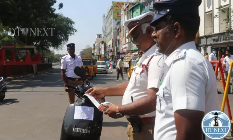 Madras High Court Advocates Association urged Chennai traffic police to withdraw press note restricting lawyers