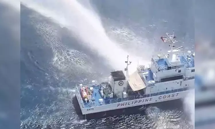 Philippines accuses China Coast Guard of damaging its ship