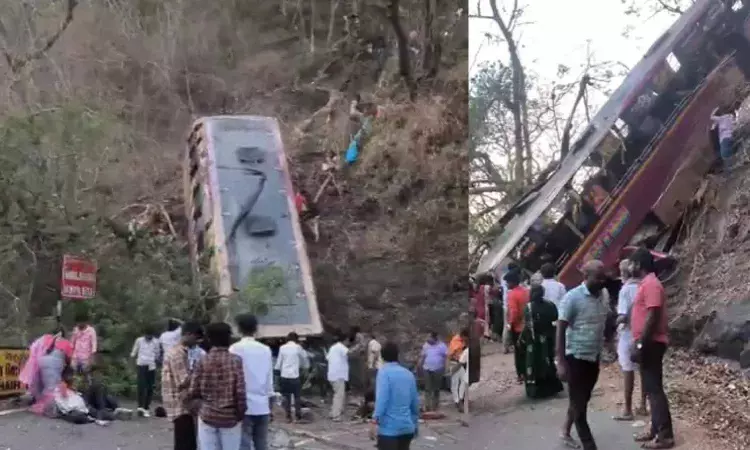 Yercaud bus accident: FIR filed against bus driver under 4 sections, police search on Yercaud bus accident: FIR filed against bus driver under 4 sections, police search on