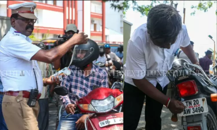 Ban of unauthorised stickers on private vehicles in Chennai comes into effect