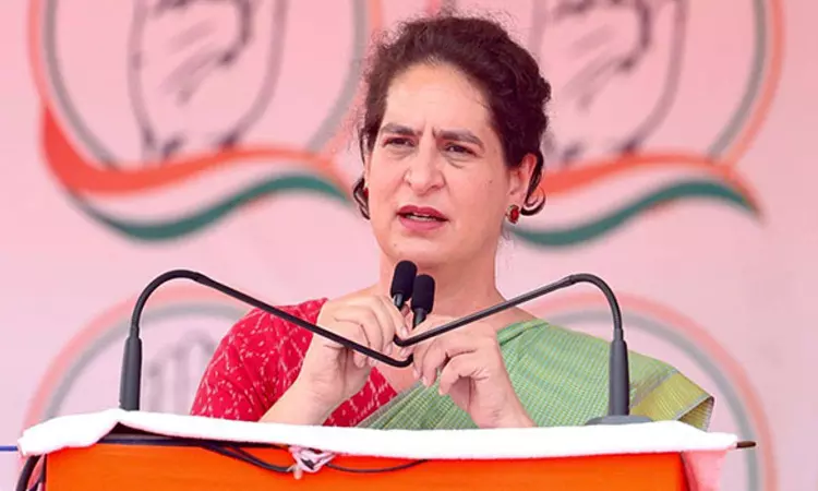 Congress leader Priyanka Gandhi praises Amethi Lok Sabha candidate Kishori Lal