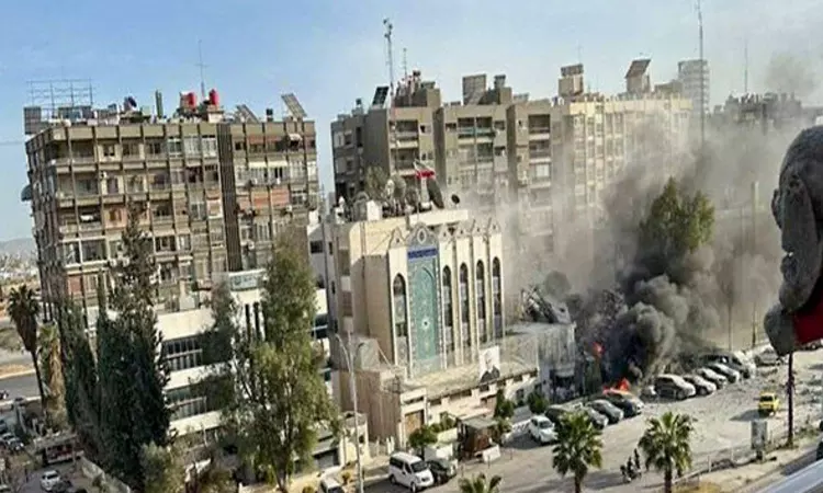 Eight Syrian soldiers injured in Israeli airstrike near Damascus