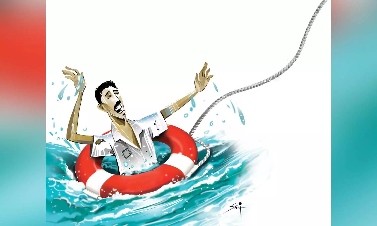 Fisherman drowns in sea off Thiruvottiyur while attempting to save two persons