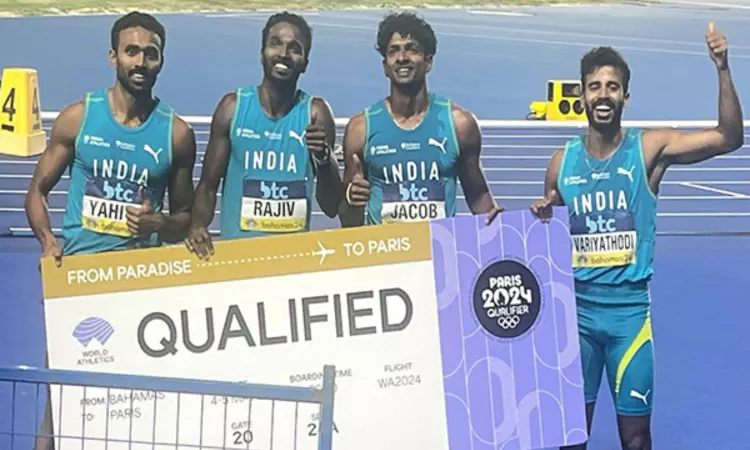 Indian Mens, Womens 4x400m relay teams earn spots in Paris Olympics Indian Mens, Womens 4x400m relay teams earn spots in Paris Olympics