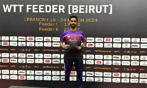 Sathiyan eyes better outing with team in Paris after missing mixed-double quota