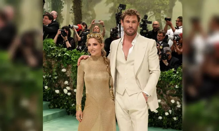 Chris Hemsworth, wife Elsa Pataky serve couple goals at Met Gala debut