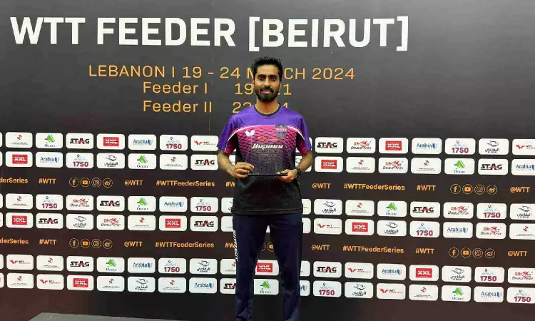 Sathiyan eyes better outing with team in Paris after missing mixed-double quota