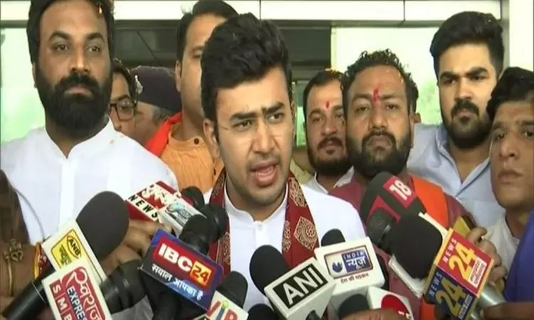 After every phase, we are getting closer to 400 paar: BJP candidate Tejasvi Surya