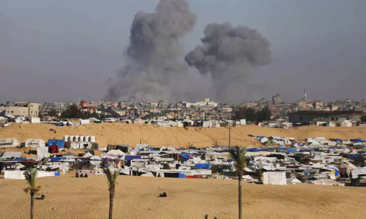 US paused bomb shipment to Israel to signal concerns over Rafah invasion, official says US paused bomb shipment to Israel to signal concerns over Rafah invasion, official says
