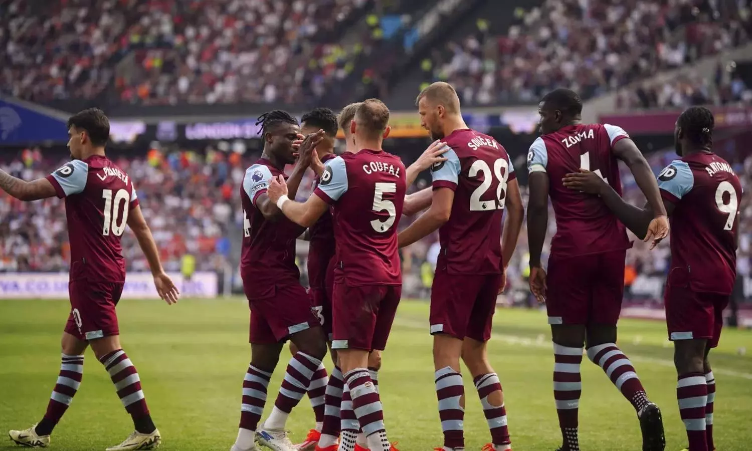 West Ham gives departing Moyes a winning sendoff at London Stadium with victory over Luton